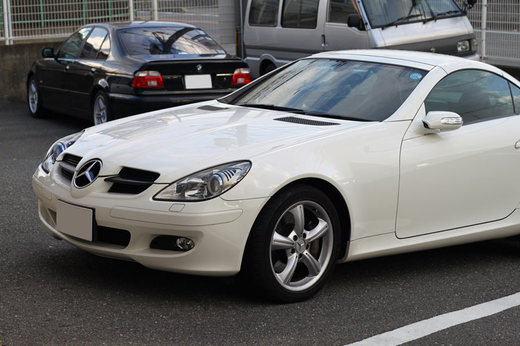 benz_clk350ﾚﾝｽﾞ磨き05.jpg