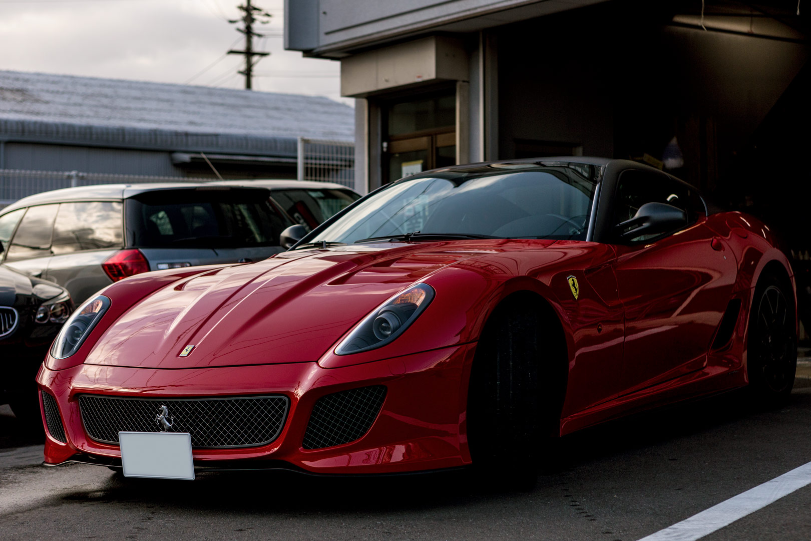 599GTO 磨き　ガラスコーティング