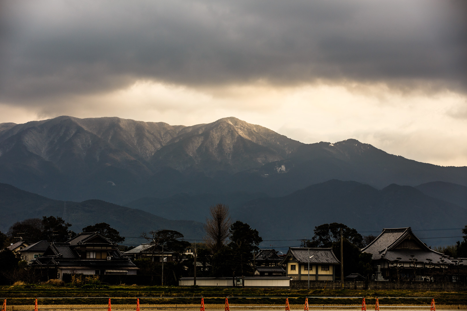 積雪の雷山